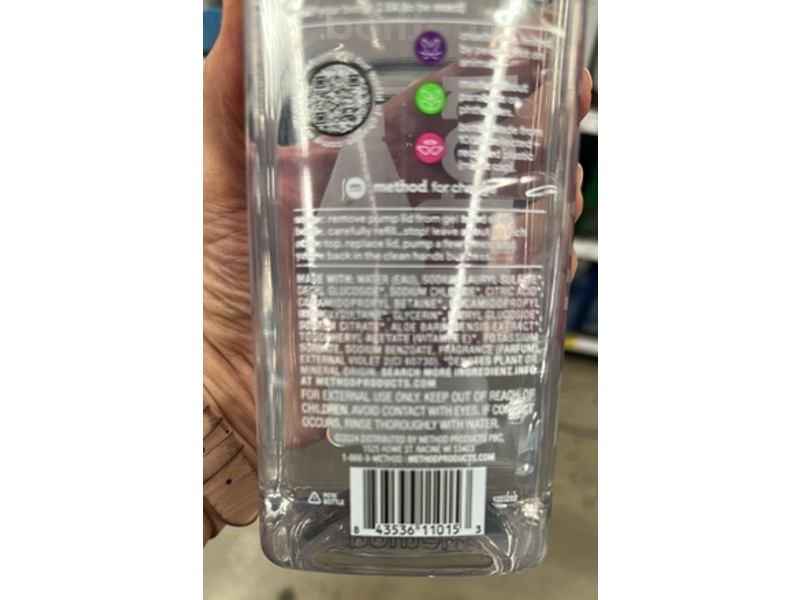 Method Gel Hand Wash Refill , Sweet Water, 34 fl oz/1 L