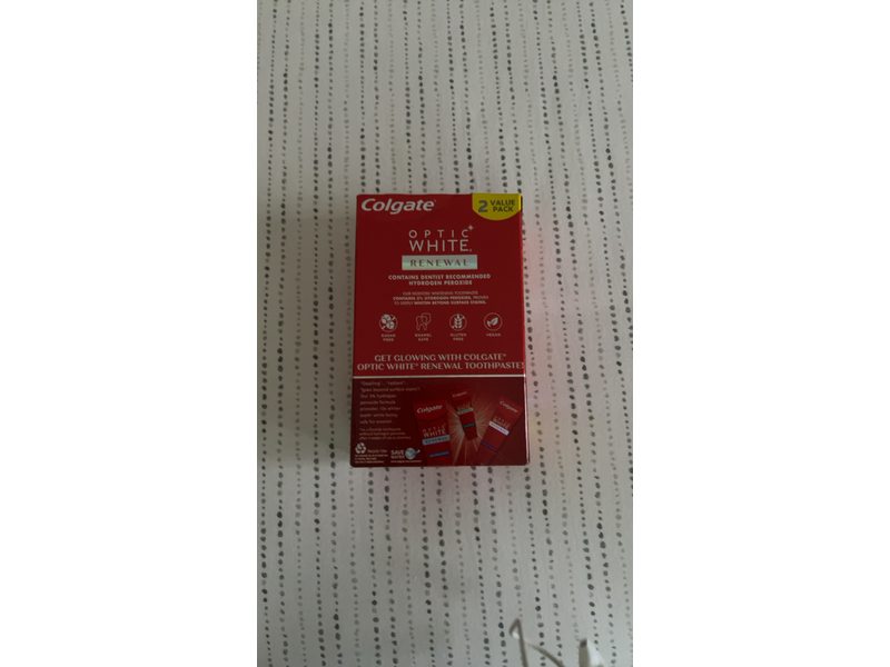 Colgate Optic White Renewal Toothpaste, High Impact White, 3 oz/85 g