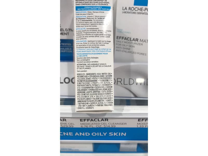 La Roche-Posay Pure Serum, Vitamin C10, 1 fl oz/30 mL