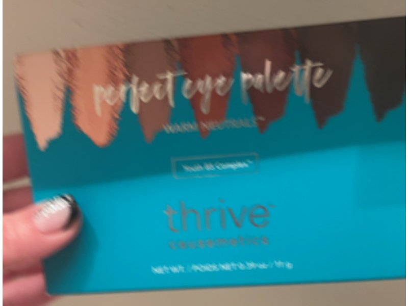 Thrive Causemetics Perfect Eye Palette, Warm Neutrals, 0.39 oz/11 g