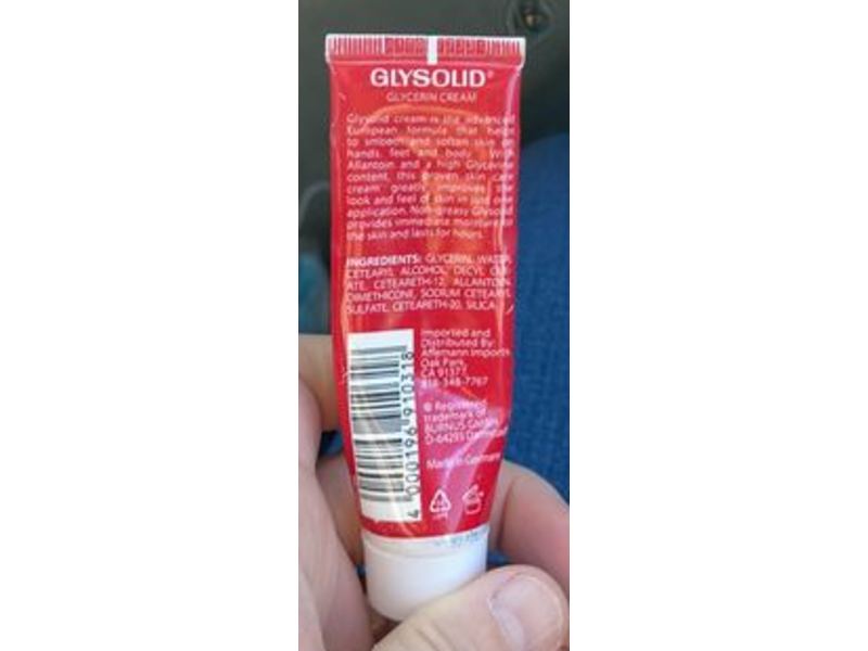 Glysolid Glycerin Cream, 1 fl oz/30 mL