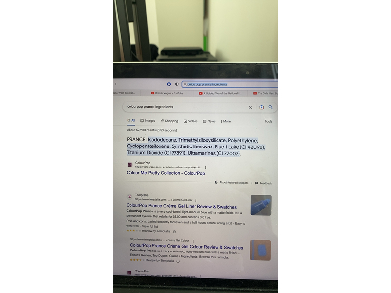 Colourpop Creme Gel Liner, Prance, 0.007 oz/ 0.2 g