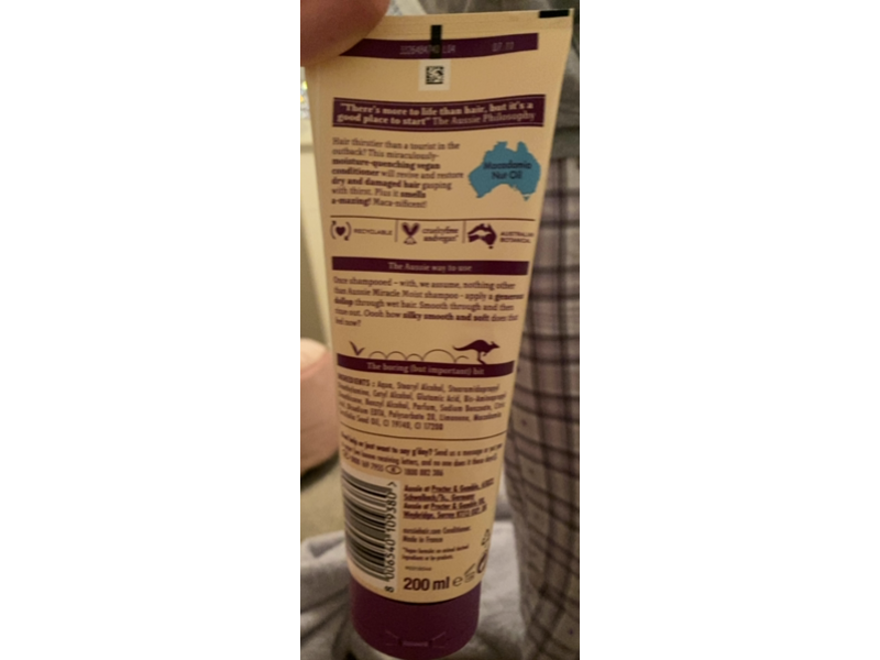 Aussie Miracle Moist Hair Conditioner, 200 mL