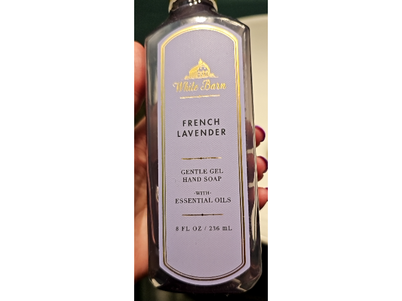 White Barn French Lavender Gentle Gel Hand Soap, 8 fl oz/236 mL, Pack Of 2