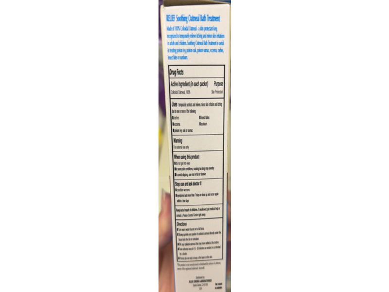 Relief Soothing Oatmeal Bath Treatment, 4.5 oz/127.5 g