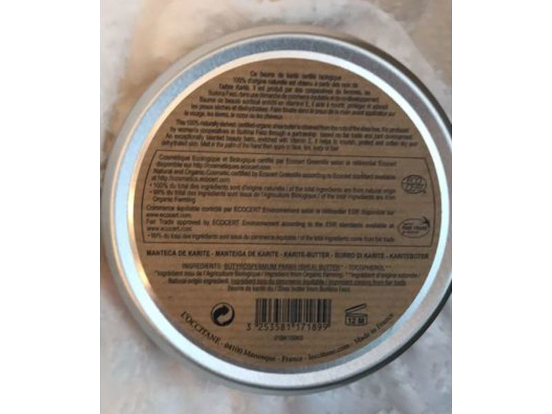 L'Occitane En Provence Pure Shea Butter, Vitamin E, 5.2 oz/150 mL