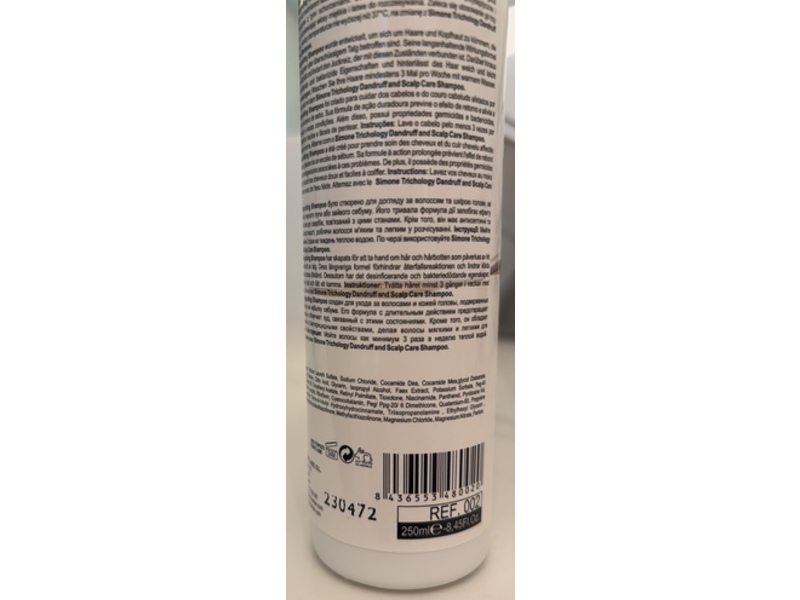 Simone Trichology pH 5.4 Sebum Regulating Shampoo, 8.45 fl oz/250 mL