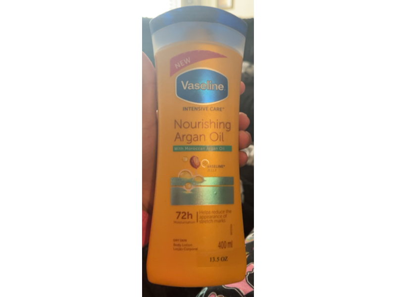 Vaseline Intensive Care Nourishing Argan Oil Body Lotion, 13.5 oz/400 mL