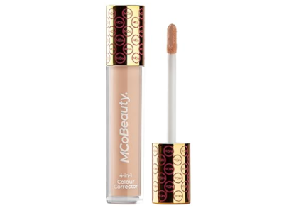 MCoBeauty 4-In-1 Colour Corrector, Peach, 0.145 fl oz/4.3 mL