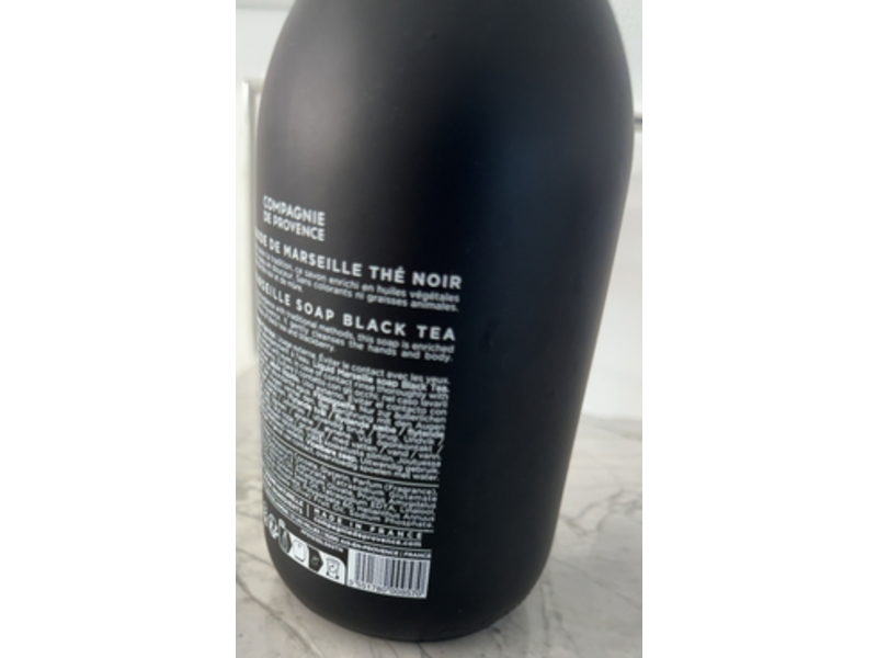 Savon De Marseille Liquid Marseille Soap, Black Tea, 16.7 fl oz/495 mL