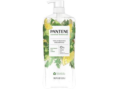 Pantene Essential Botanicals Volumizing Shampoo, Rosemary & Lemon, 38.2 fl oz/1.13 L