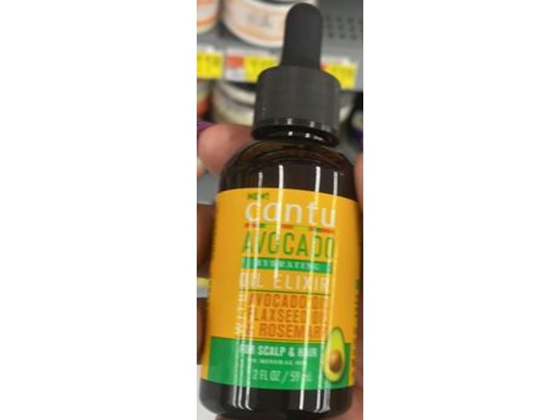 Cantu Hydrating Hair Oil Elixir, Avocado, 2 fl oz/59 mL