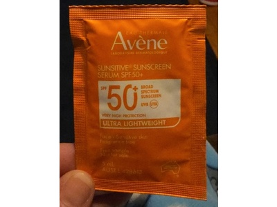 Avene Sunsitive Sunscreen Serum, SPF 50+, 5 mL
