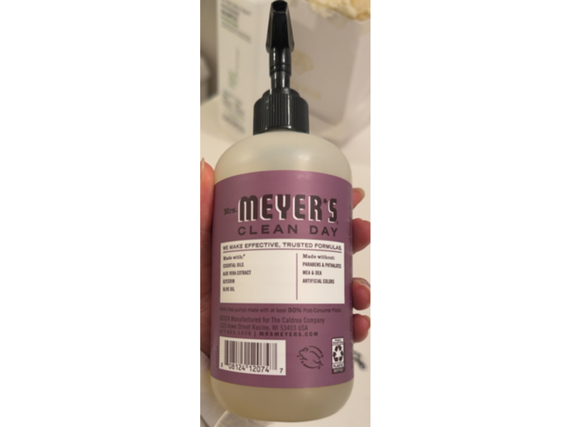 Mrs. Meyer's Clean Day Hand Soap, Elderberry, 12.5 fl oz/370 mL