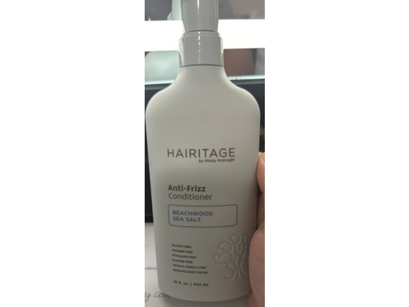 Hairitage Anti-Frizz Conditioner, Beachwood Sea Salt, 15 fl oz/443 mL