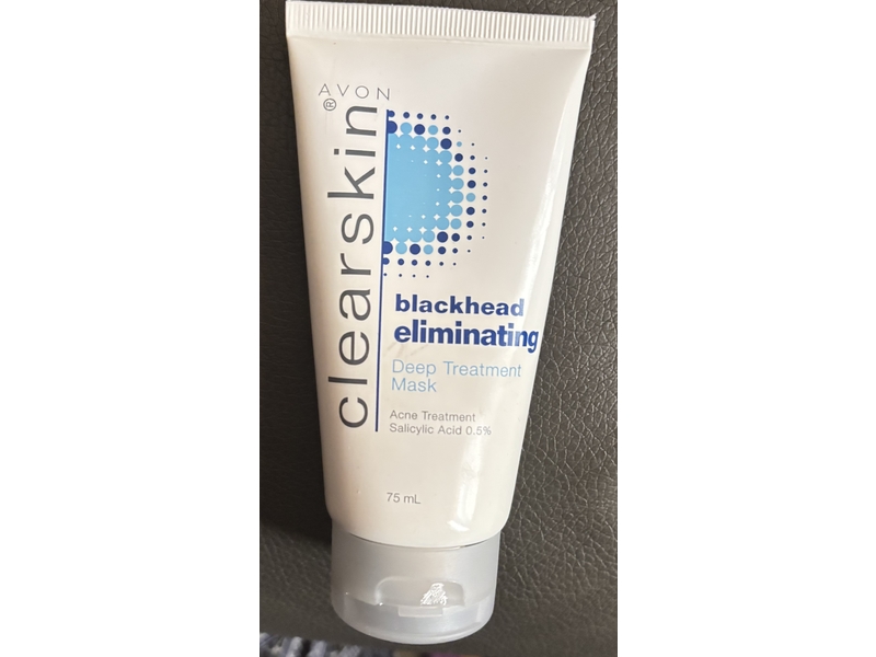 Avon Clear Skin Blackhead Eliminating Deep Treatment Mask, Salicylic Acid, 2.5 fl oz/75 mL