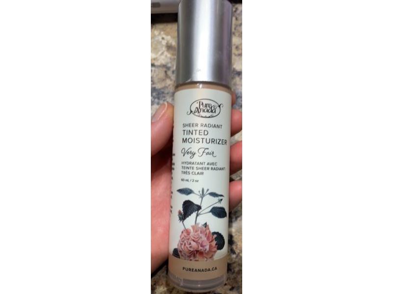Pure Anada Sheer Radiant Tinted Moisturizer, Very Fair, 2 oz/60 mL