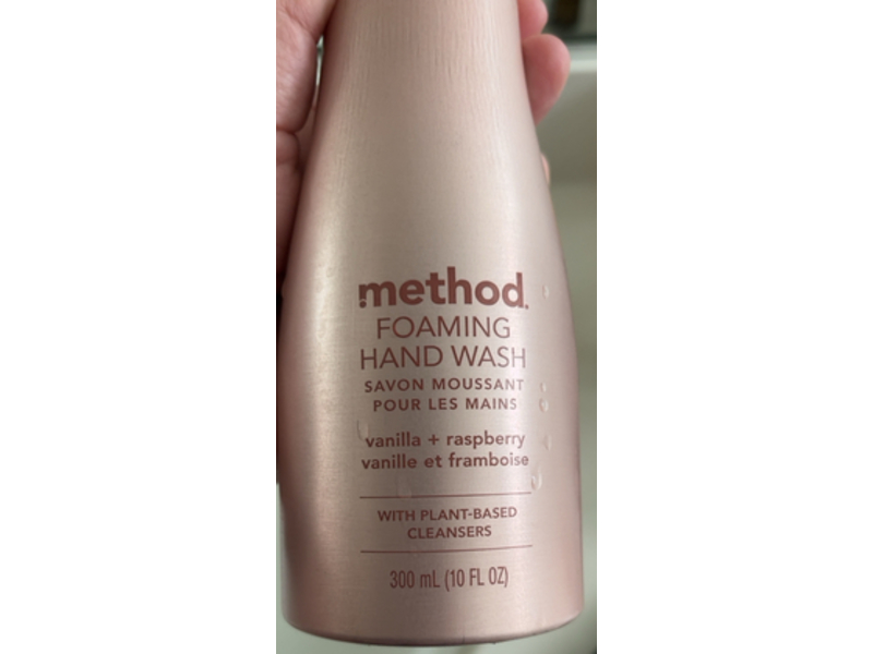 Method Foaming Hand Soap, Vanilla & Raspberry, 10 fl oz/300 mL