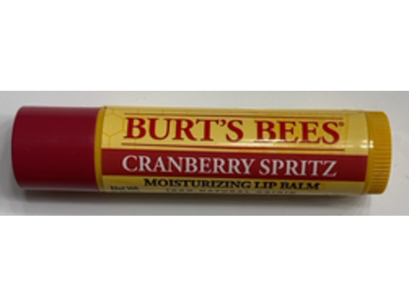 Burt's Bees Moisturizing Lip Balm, Cranberry Spritz, 0.15 oz/4.25 g
