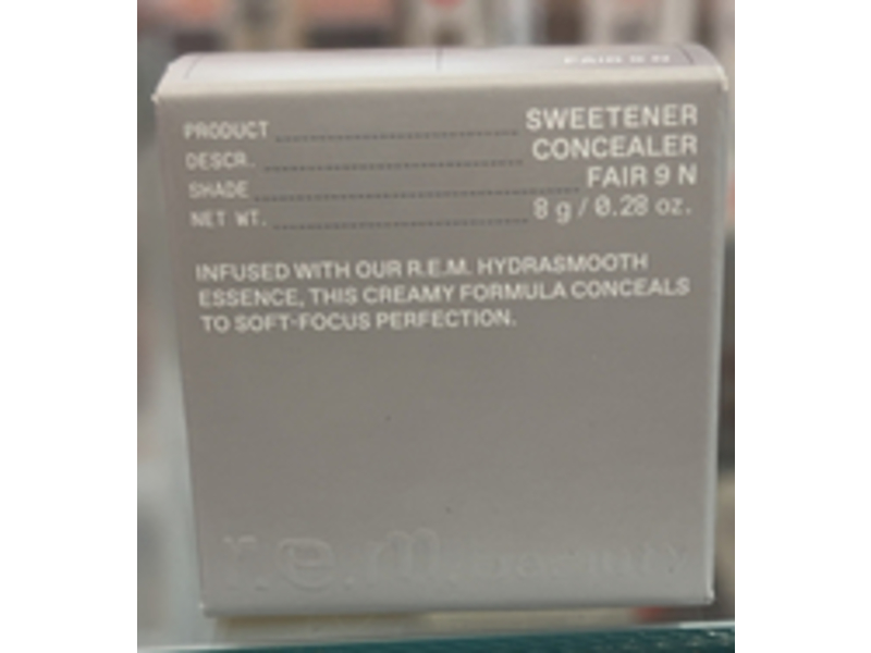 R.e.m. Beauty Sweetener Conceler, Fair 9 N, 0.28 oz/8 g