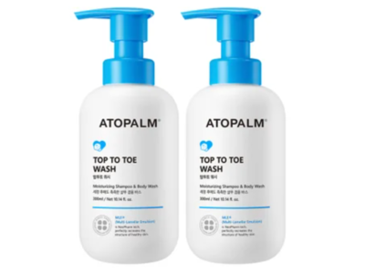 Atopalm Top To Toe Wash Duo, 10.14 fl oz/300 mL, 2 Count