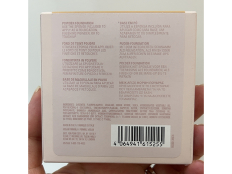 Kylie Cosmetics Natural Blur Powder Foundation, 4WN, 0.35 oz/10 g