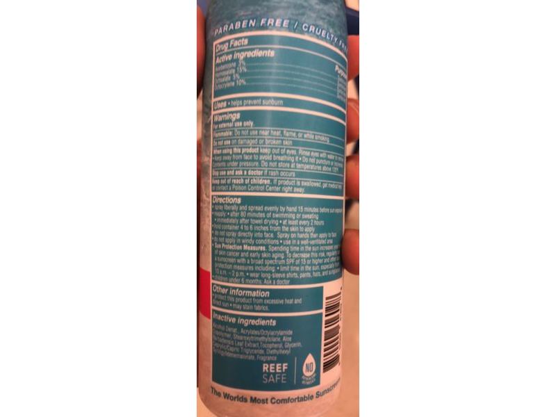 Surface Sheer Touch Sunscreen Spray, SPF 50, 6 fl oz/177 mL