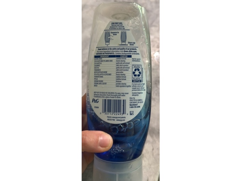 Dawn Ultra Dishwashing Liquid, Strawberry Fields, 14.7 fl oz/434 mL