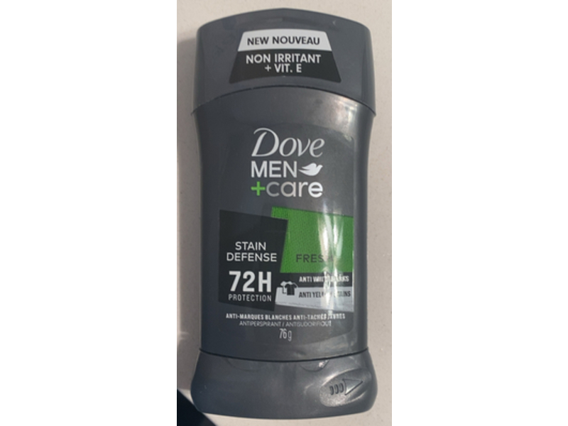 Dove Men+Care Antiperspirant Stick Stain Defense, Fresh, 76 g