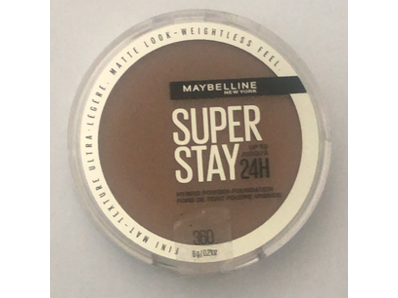 Maybelline New York Super Stay Hybrid Powder Foundation, 360, 0.21 oz/6 g