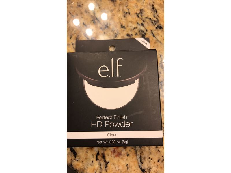 e.l.f. Cosmetics Perfect Finish HD Powder, Clear, 0.28 oz/8 g