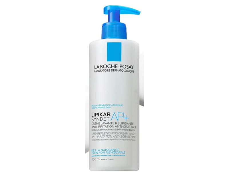 La Roche-Posay Lipikar Syndet Ap+ Anti-Itching Body Cleansing Cream, 400 mL