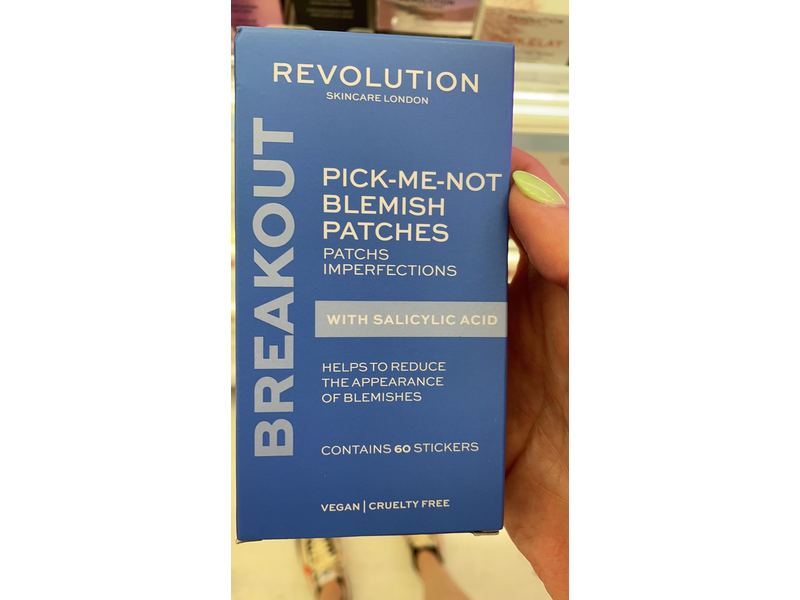 Revolution Skincare Blemish Patches, Pick-me-not, 60 Counts