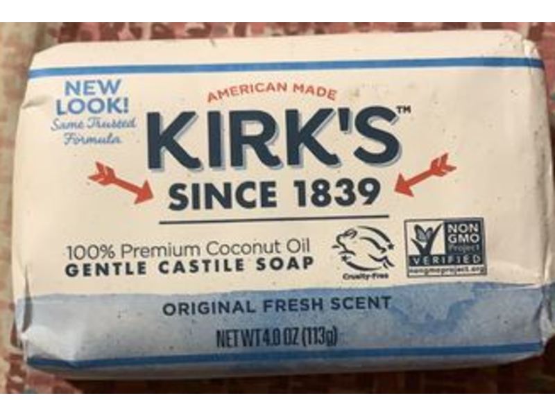 Kirk's Gentle Castile Soap, Original Fresh Scent, 4 oz