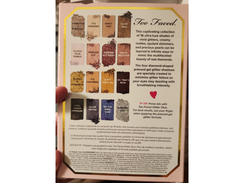 Too Faced Pretty Rich Diamond Light Eye Shadow Palette