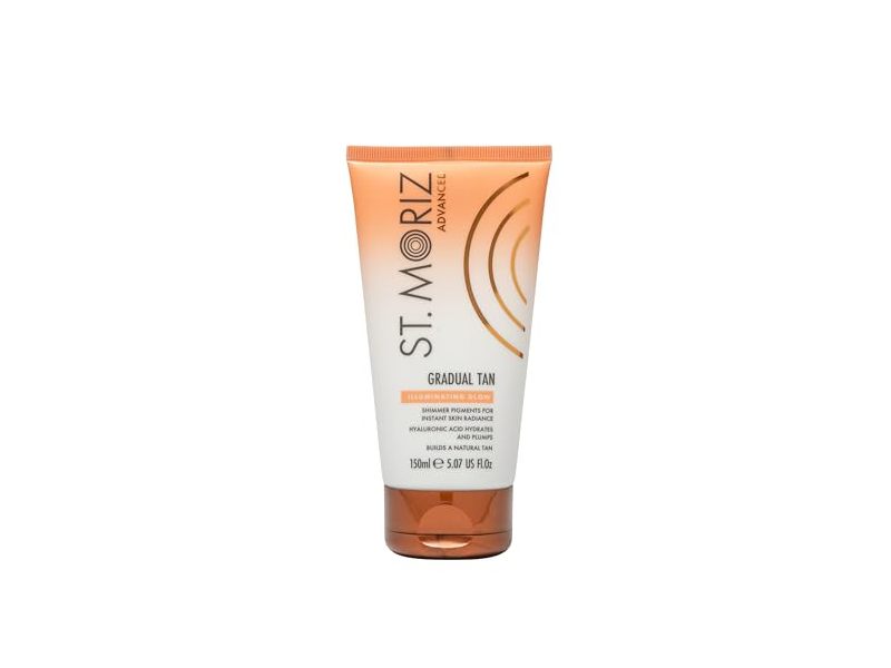St. Moriz Advanced Illuminating Glow Gradual Tan Lotion, 5.07 fl oz/150 mL