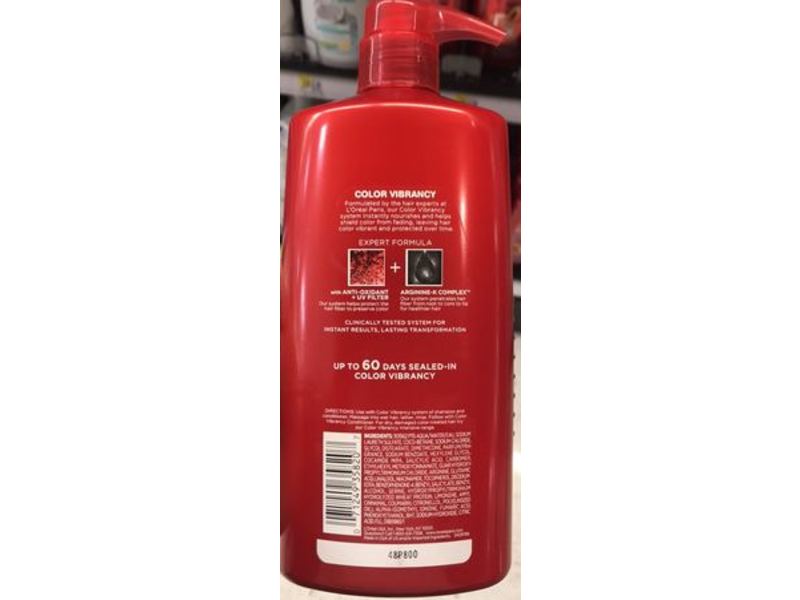 L'oreal Paris Hair Expert Color Vibrancy Protecting Shampoo, 28 fl oz/828 mL
