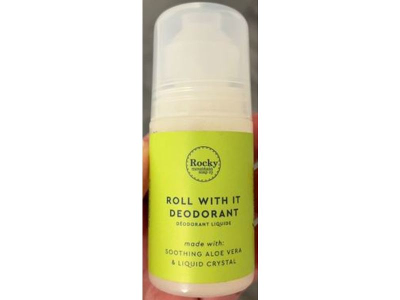 Rocky Mountain Soap Co Roll With It Deodorant, Aloe Vera & Liquid Crystal, Lemongrass