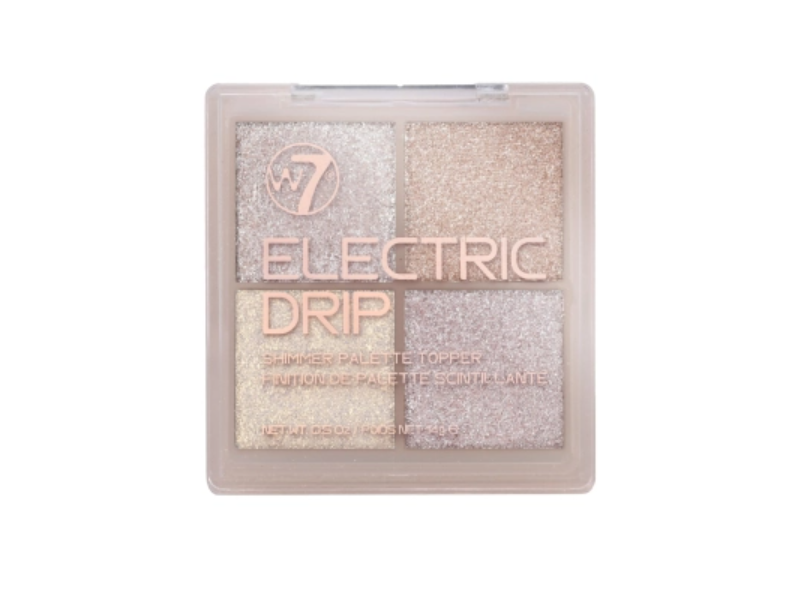 W7 Electric Drip Shimmer Eye Shadow Palette, 0.42 oz