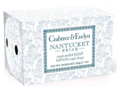 Crabtree & Evelyn Nantucket Briar Triple-Milled Soap, 7 oz/200 g, 2 Pack