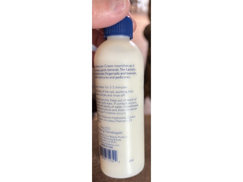 Blue Cross Cuticle Remover Cream, 4 fl oz/118 mL