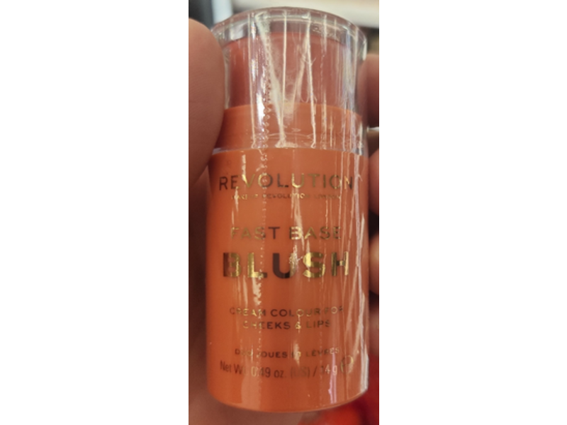 Revolution Fast Base Blush, Peach, 0.49 oz/14 g