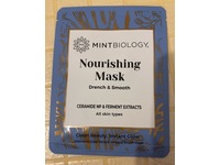 Mint Biology Drench & Smooth Nourishing Mask, Ceramide Np & Ferment Extracts, 0.85 fl oz/25 mL, 5 Count - Image 3
