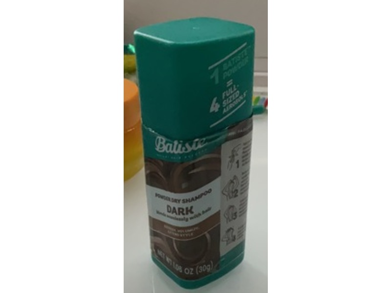 Batiste Powder Dry Shampoo, Dark, 1.08 oz/30 g