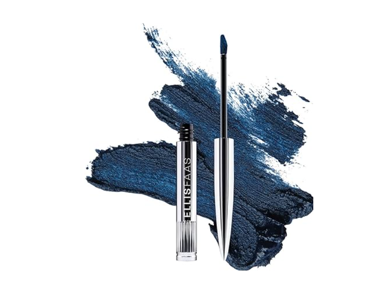 Ellis Faas Liquid Creamy Eyes Eye Shadow, Navy Blue, 0.169 fl oz/5.0 mL