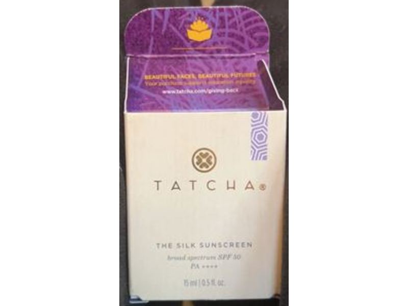 Tatcha The Silk Sunscreen, SPF 50 PA++++, 0.5 fl oz/15 mL