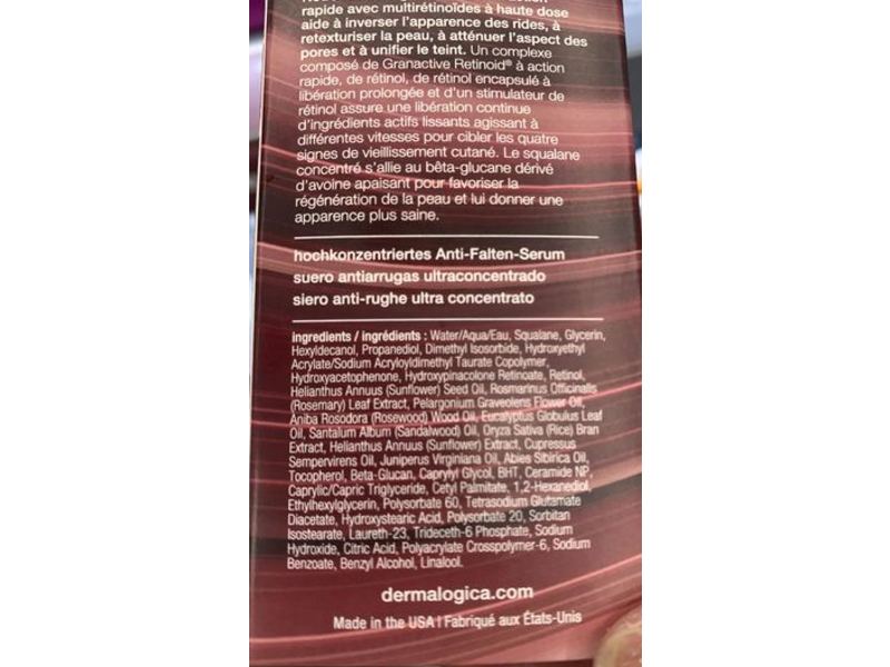 Dermalogica Dynamic Skin Retinol Serum, 1 fl oz/30 mL