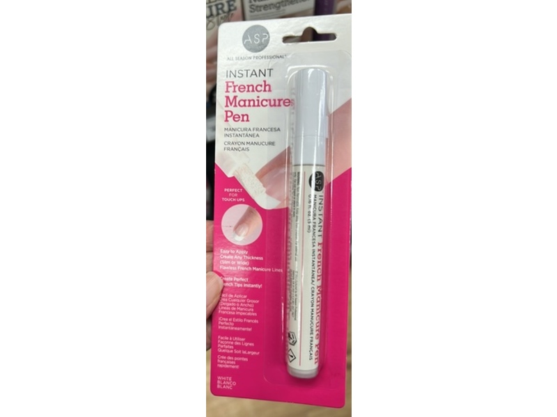 Asp Instant French Manicure Pen, 0.16 fl oz/5 mL