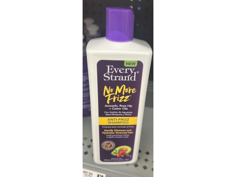 Every Strand Anti-Frizz Shampoo, No More Frizz, 13.5 fl oz/399 mL