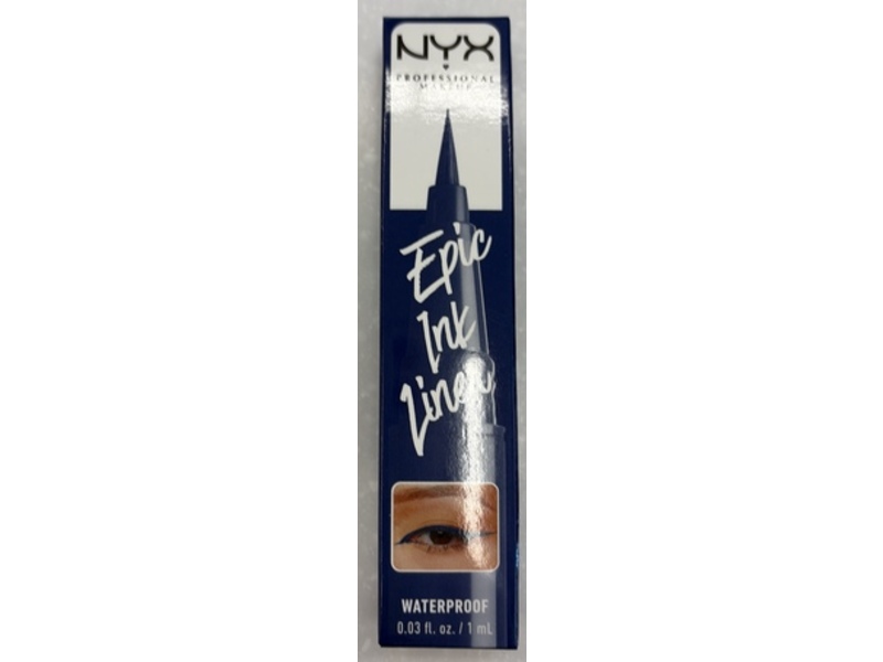 Nyx Professional Makeup Epic Ink Liner, Mid(Night)Rise, 0.03 fl oz/1 mL